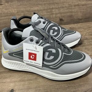 DUCA DEL COSMA Tomcat Italian Golf Shoes Waterproof Light Grey Men's Size 8 M